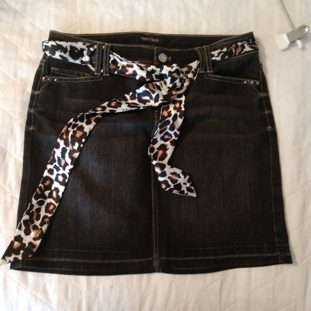 WHBM Jean skirt